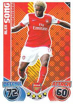 Alex Song Arsenal 2010/11 Topps Match Attax #7